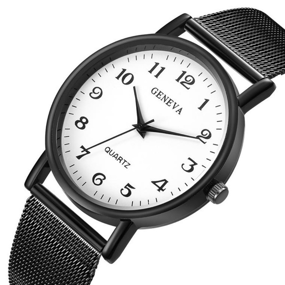 ⌚️NEW⌚️ Unisex Luxury Stainless Steel Quartz Watch - Picture 5 of 5